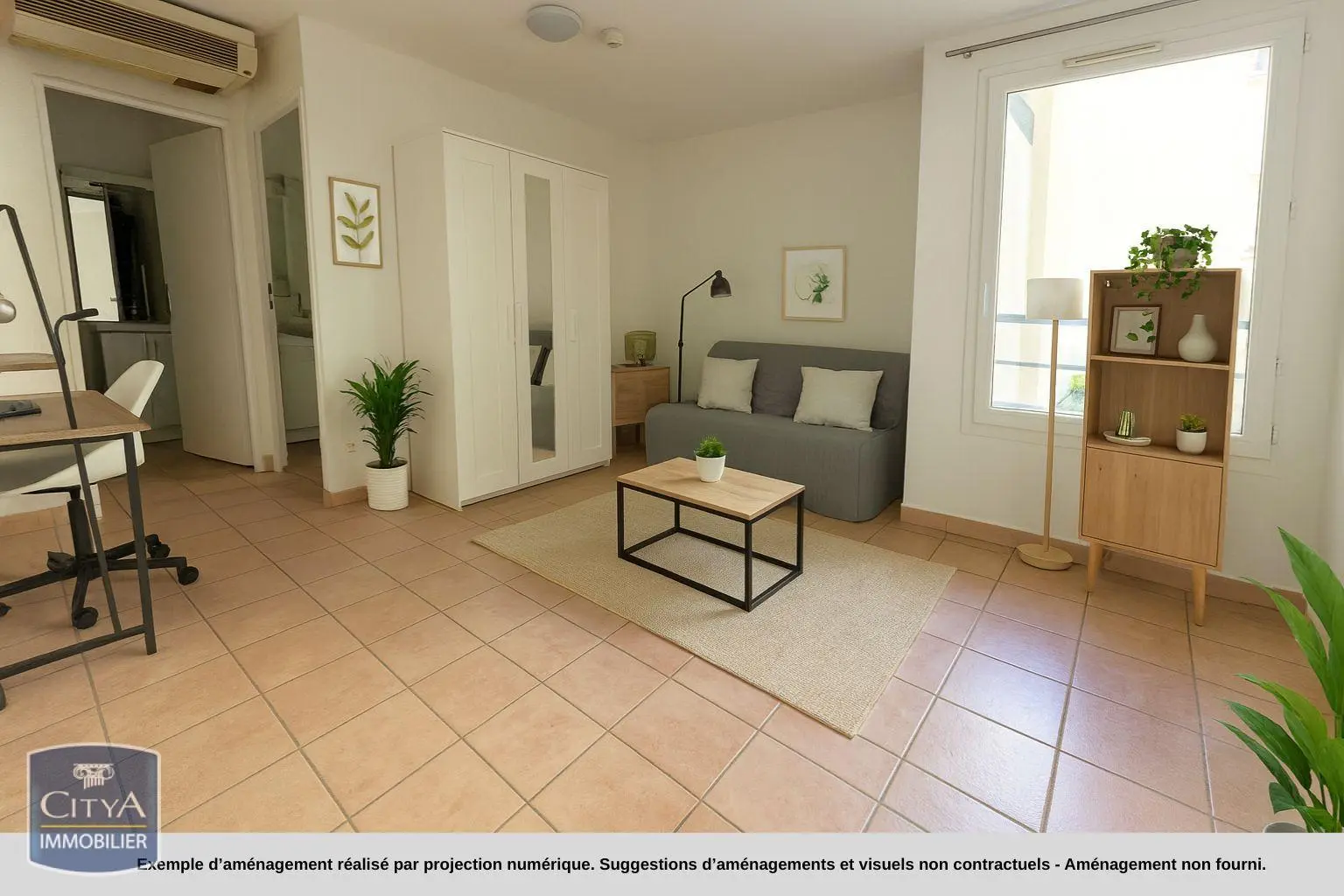 Photo 1 Appartement 1 pièce 24.56m²