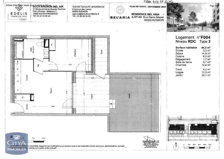 Photo 1 Appartement 2 pièces 44.2m²