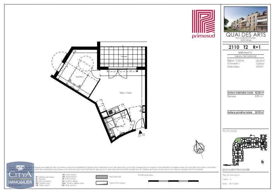 Photo 8 Appartement 2 pièces 42m²