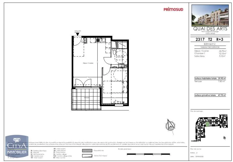 Photo 9 Appartement 2 pièces 39.9m²