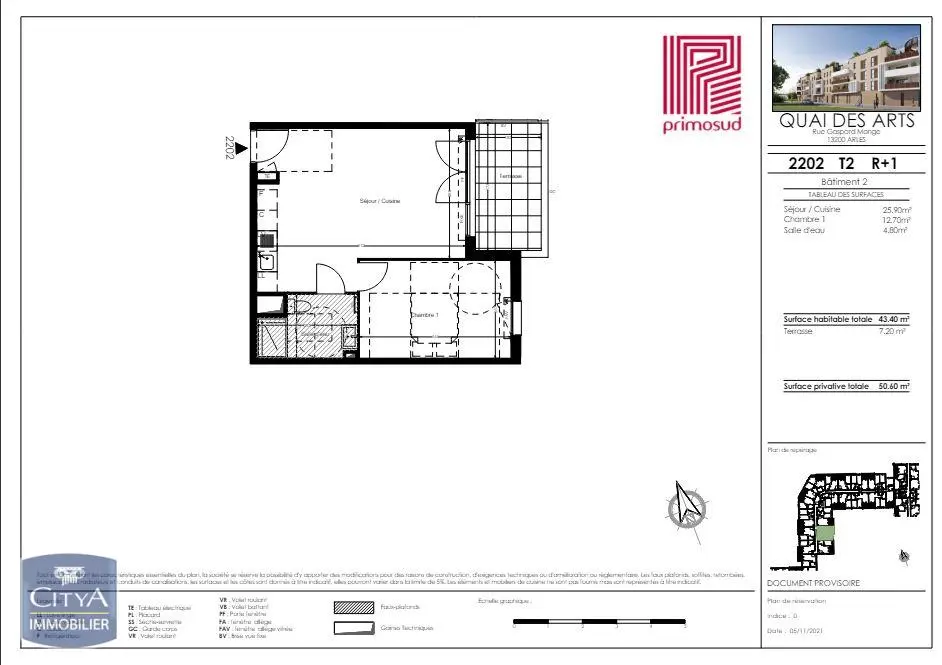 Photo 9 Appartement 2 pièces 43.4m²