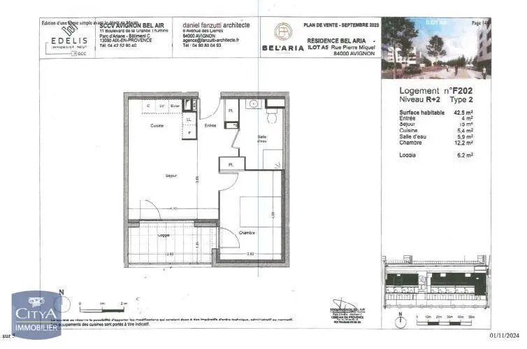 Photo 1 Appartement 2 pièces 42.5m²