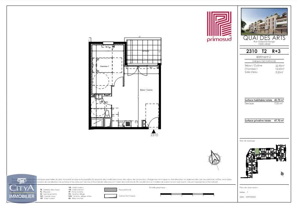 Photo 8 Appartement 2 pièces 40.7m²