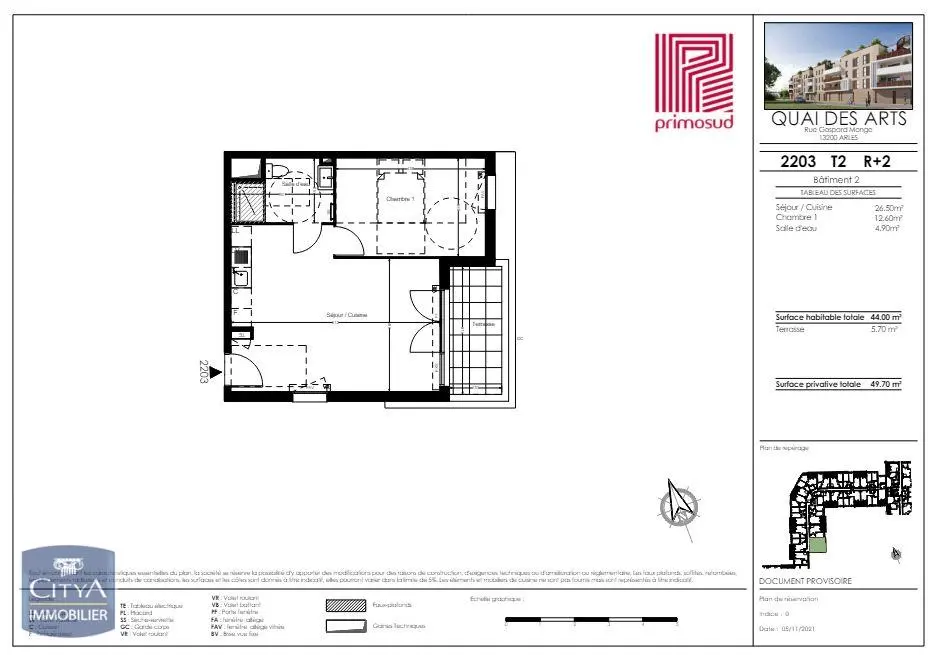 Photo 9 Appartement 2 pièces 44m²