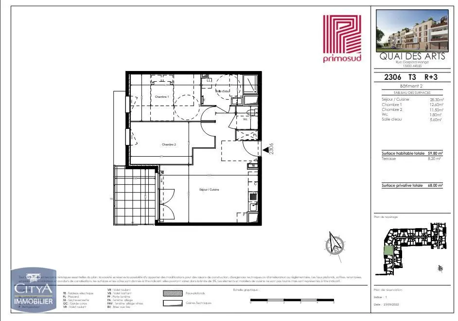 Photo 8 Appartement 3 pièces 59.8m²