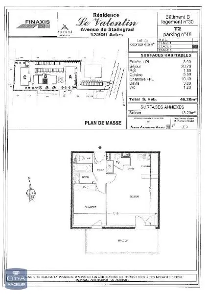 Photo 7 Appartement 2 pièces 46.39m²