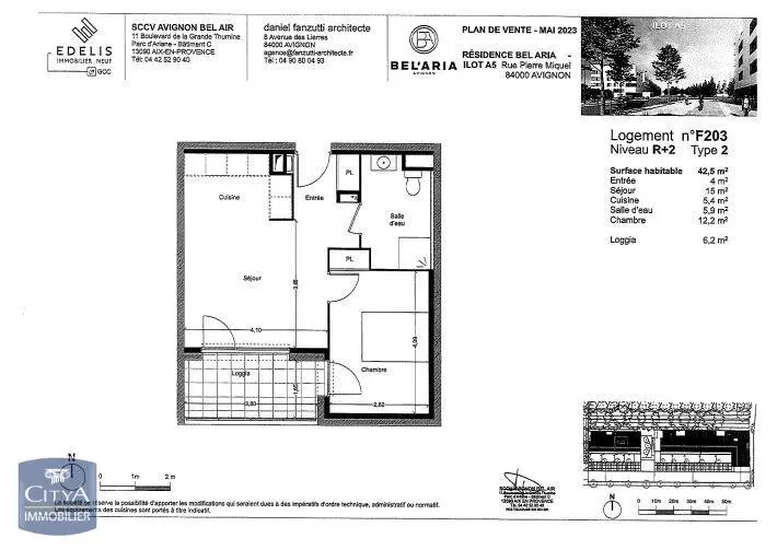 Photo 1 Appartement 2 pièces 42.5m²