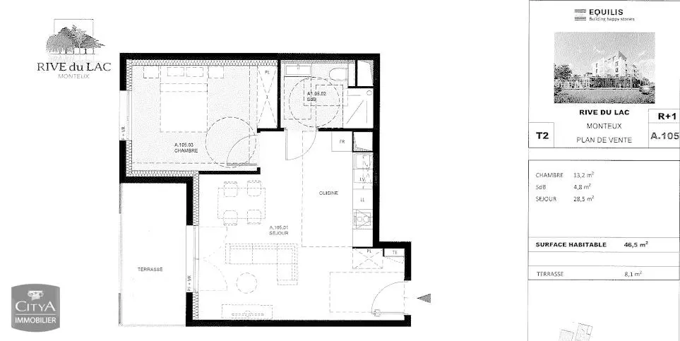 Photo 7 Appartement 2 pièces 46.5m²