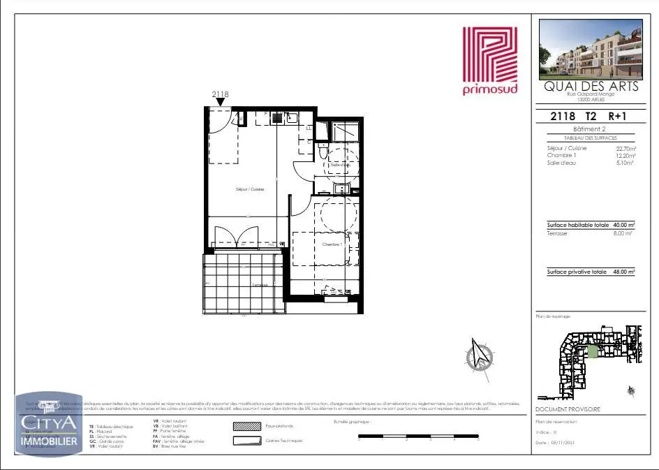 Photo 8 Appartement 2 pièces 40m²