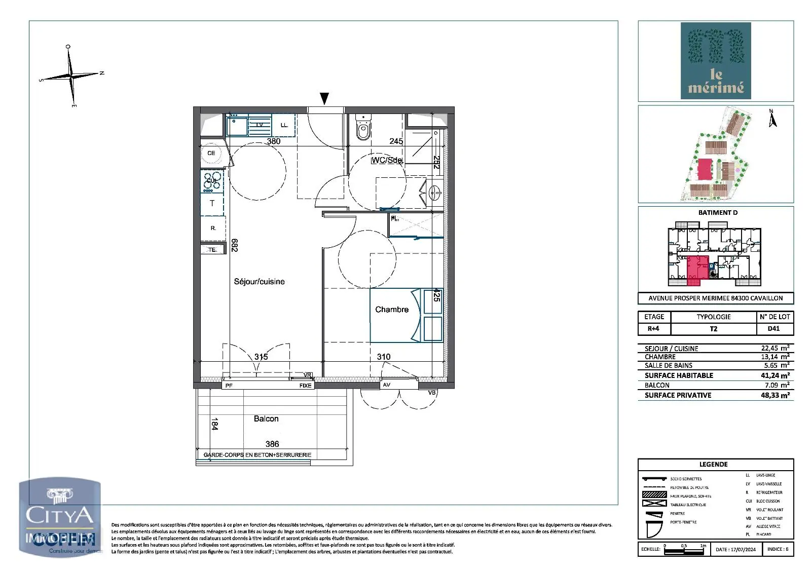 Photo 1 Appartement 2 pièces 41.24m²