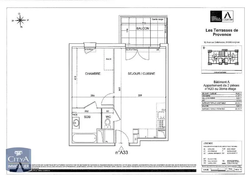 Photo 8 Appartement 2 pièces 40.55m²