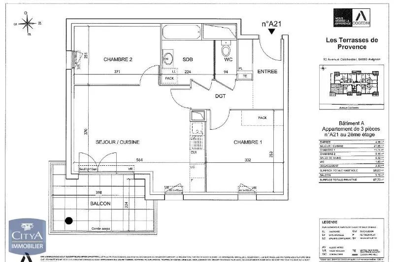 Photo 10 Appartement 3 pièces 58m²