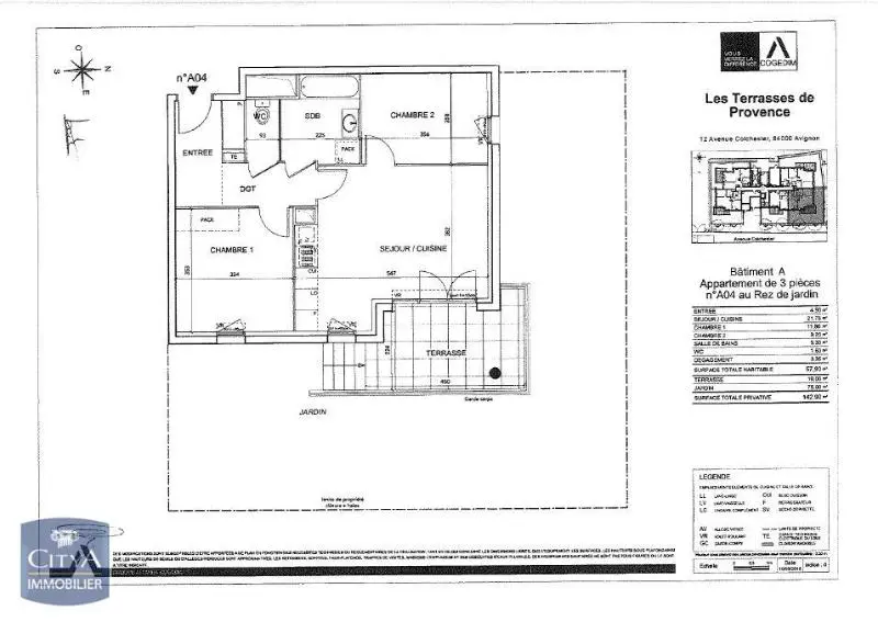 Photo 8 Appartement 3 pièces 57.67m²