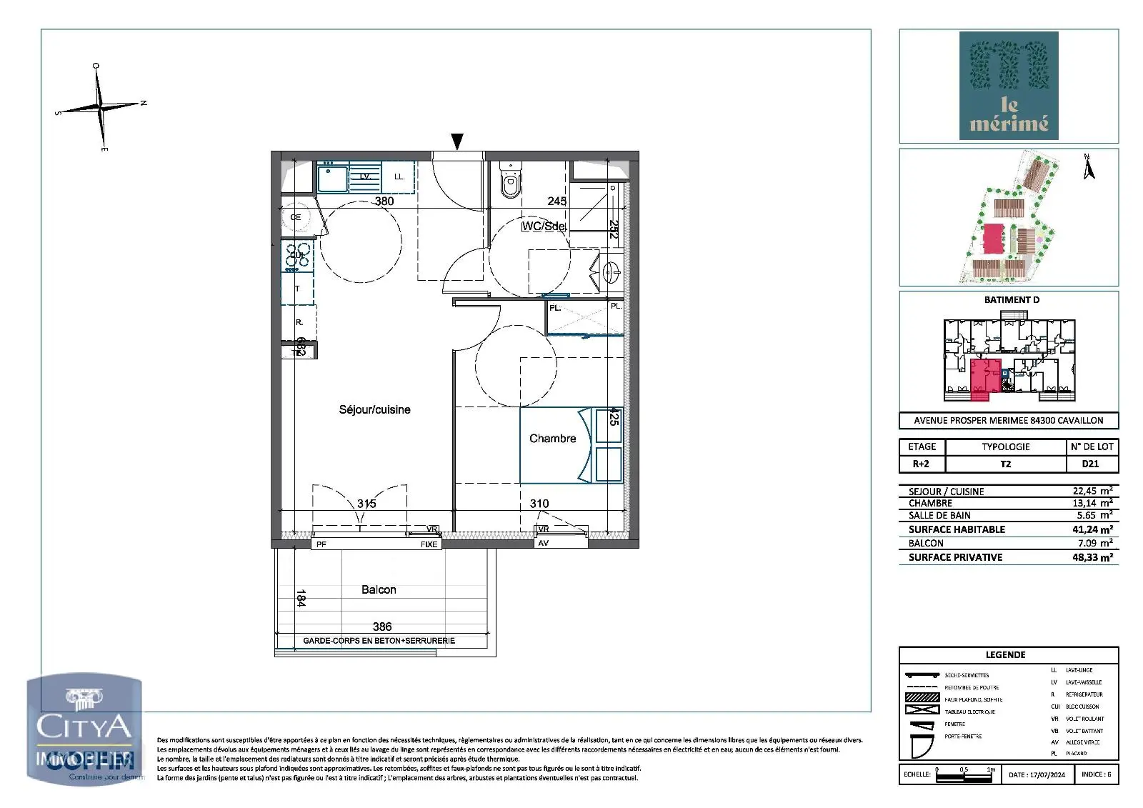 Photo 1 Appartement 2 pièces 41.24m²