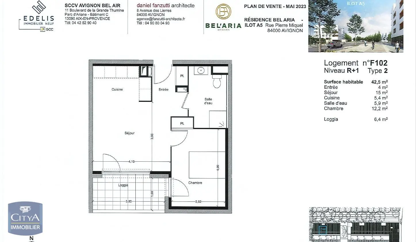 Photo 9 Appartement 2 pièces 42.5m²