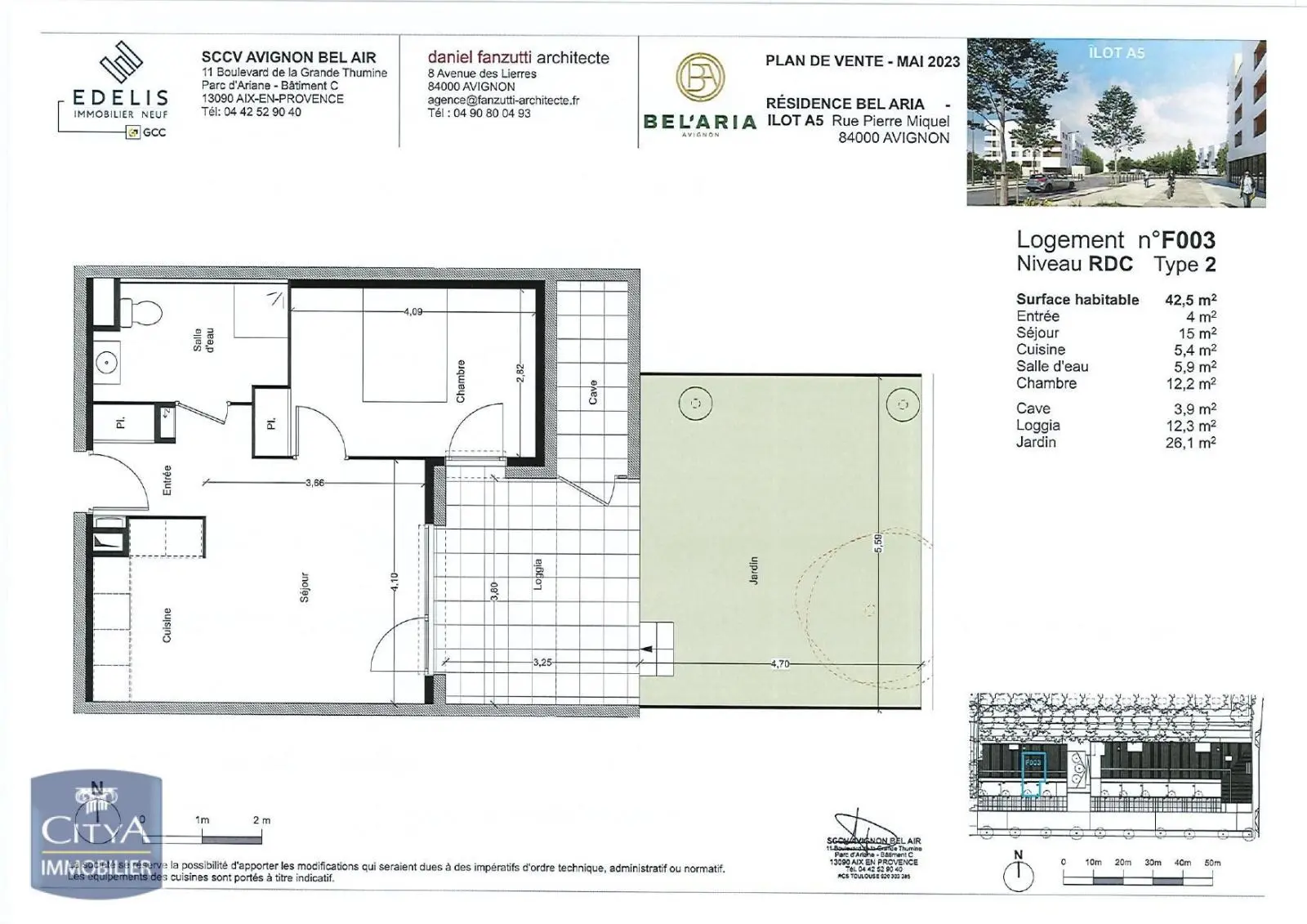 Photo 2 Appartement 2 pièces 42.5m²