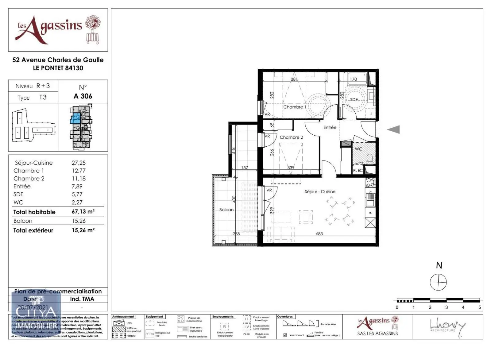 Photo 1 Appartement 3 pièces 67.13m²