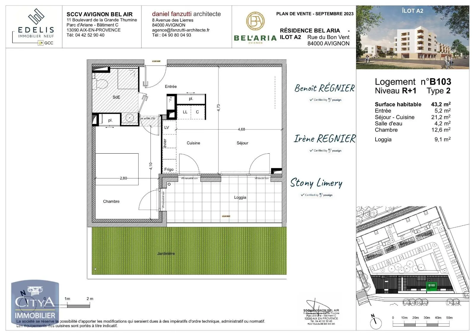 Photo 2 Appartement 2 pièces 43.2m²