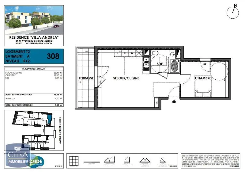 Photo 7 Appartement 2 pièces 43.23m²