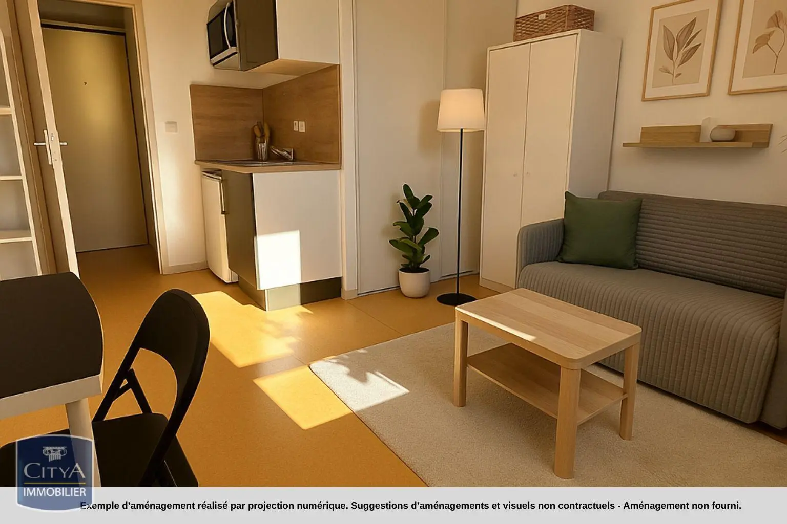 Photo 3 Appartement 1 pièce 18.47m²