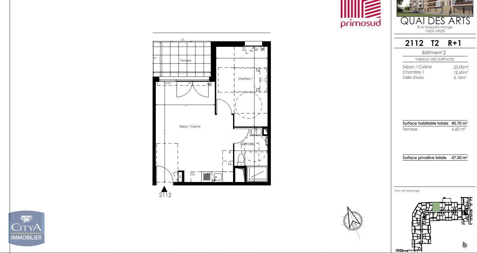 Photo 7 Appartement 2 pièces 40.7m²