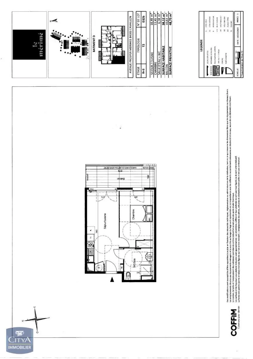 Photo 2 Appartement 2 pièces 38.12m²