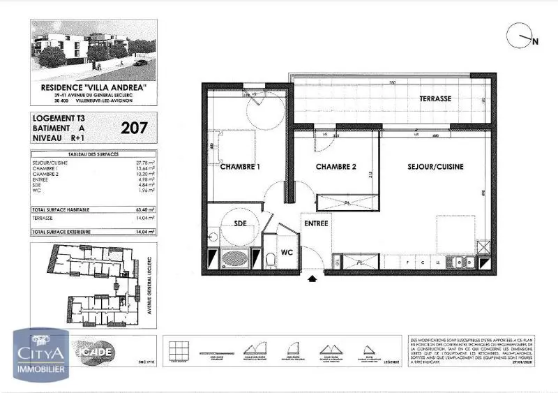 Photo 7 Appartement 3 pièces 63.4m²