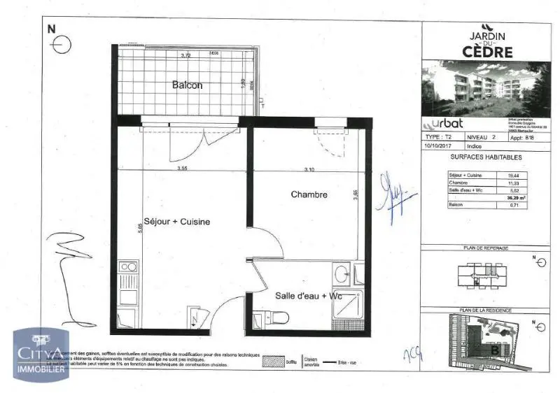 Photo 10 Appartement 2 pièces 36.46m²
