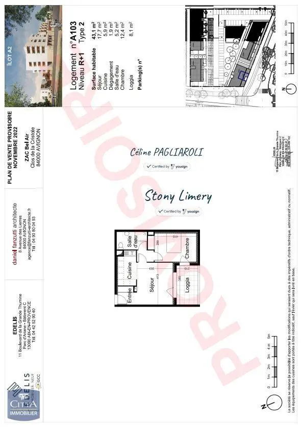 Photo 2 Appartement 2 pièces 43.1m²