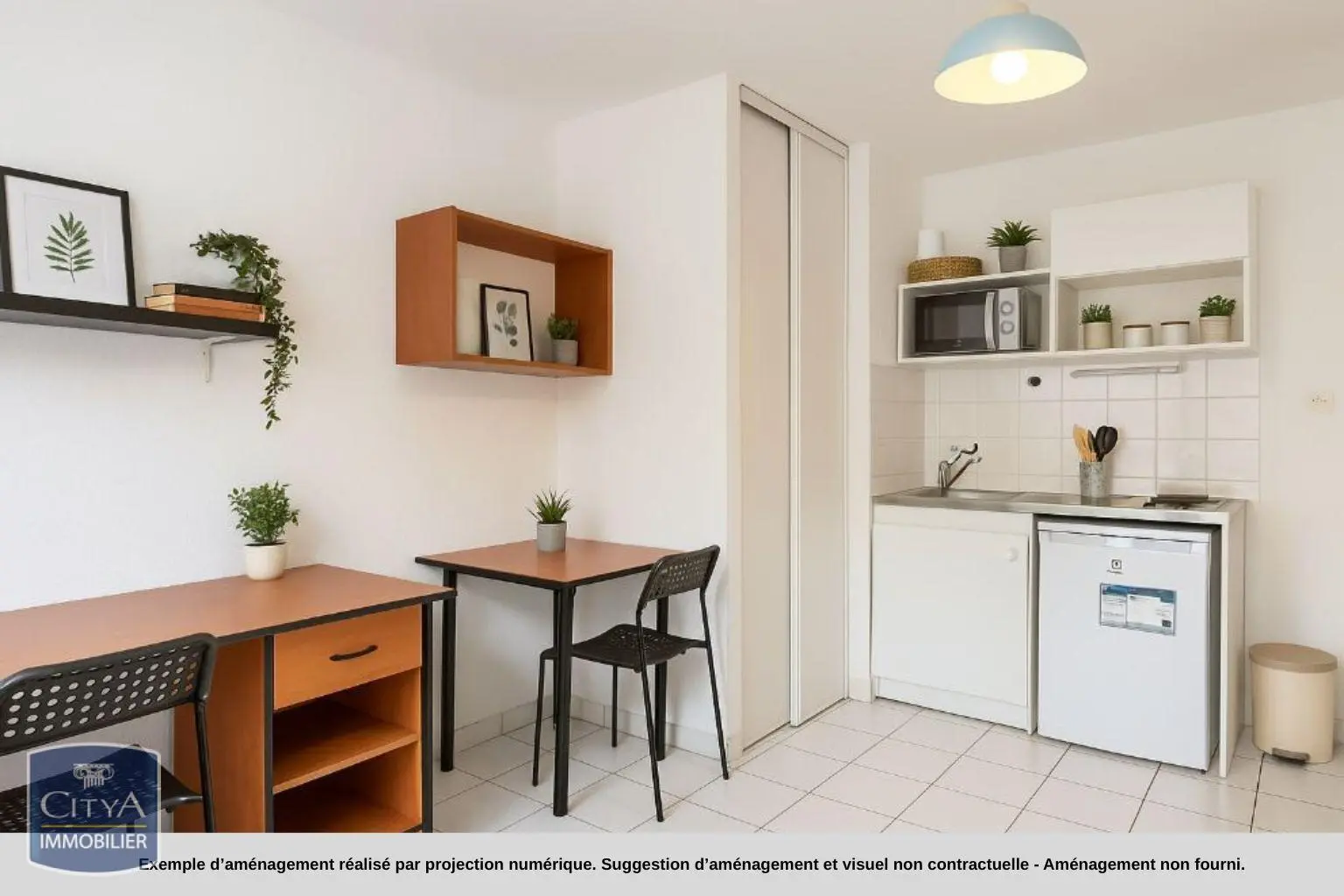 Photo 2 Appartement 1 pièce 16.96m²