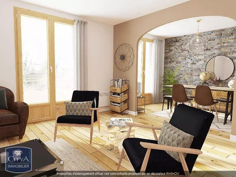 Illustration pour Appartement 3 pièces 75m² Photo Appartement 3 pièces 75m²