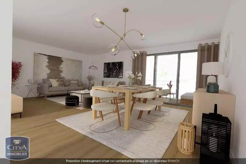 Illustration pour Appartement 4 pièces 82m² Photo Appartement 4 pièces 82m²