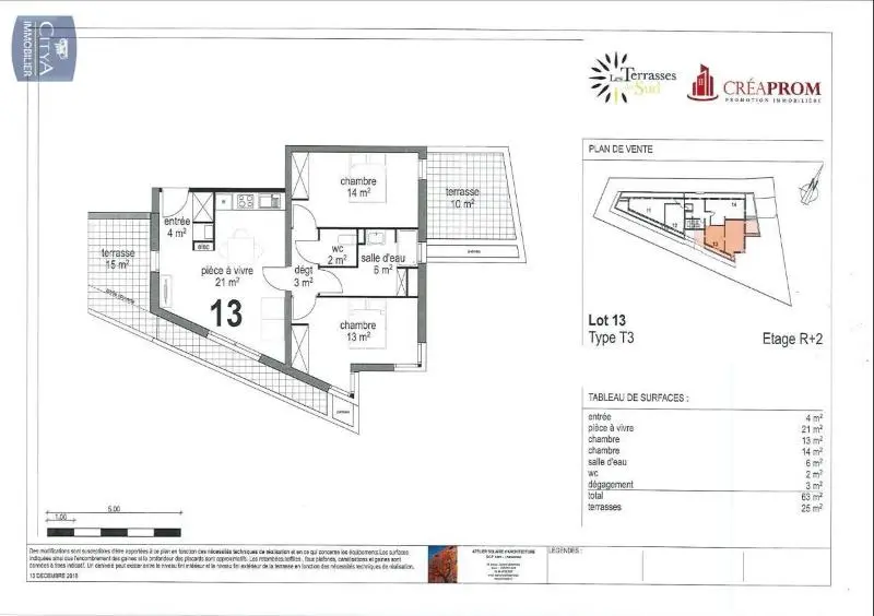 Photo 14 Appartement 3 pièces 62m²