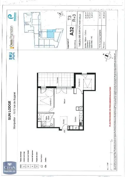 Photo 4 Appartement 3 pièces 60.9m²