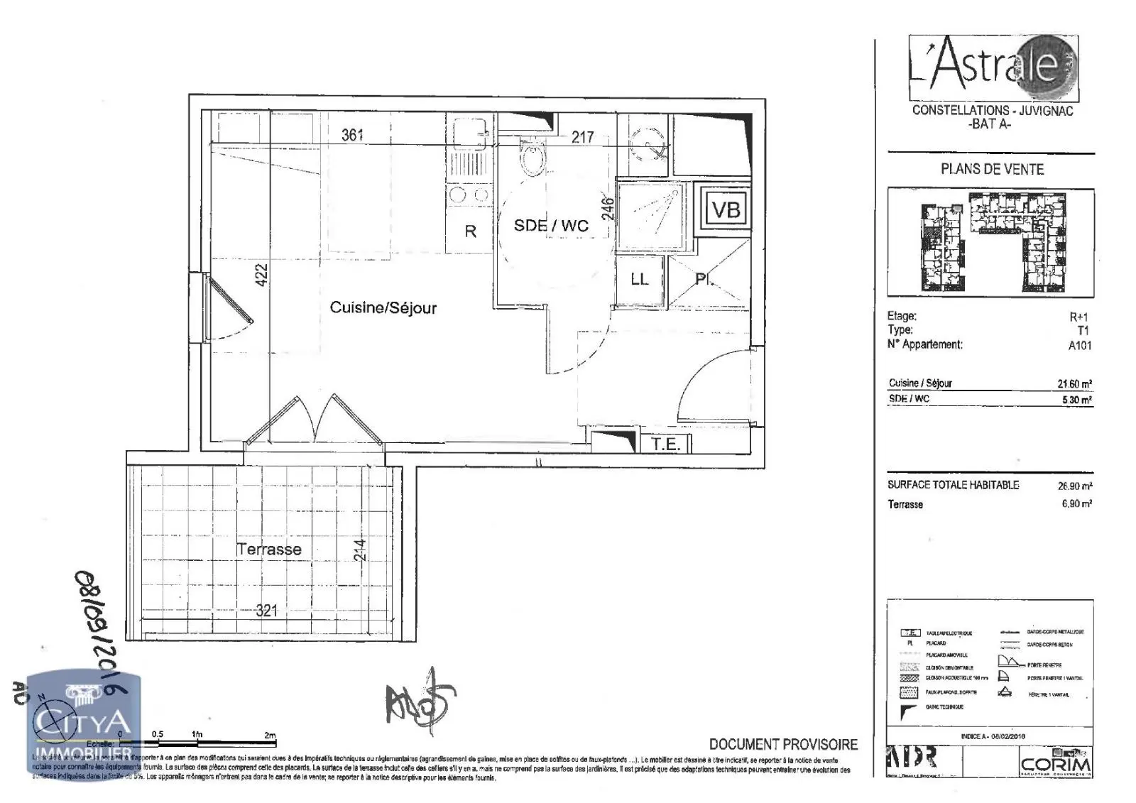 Photo 1 Appartement 1 pièce 26.9m²