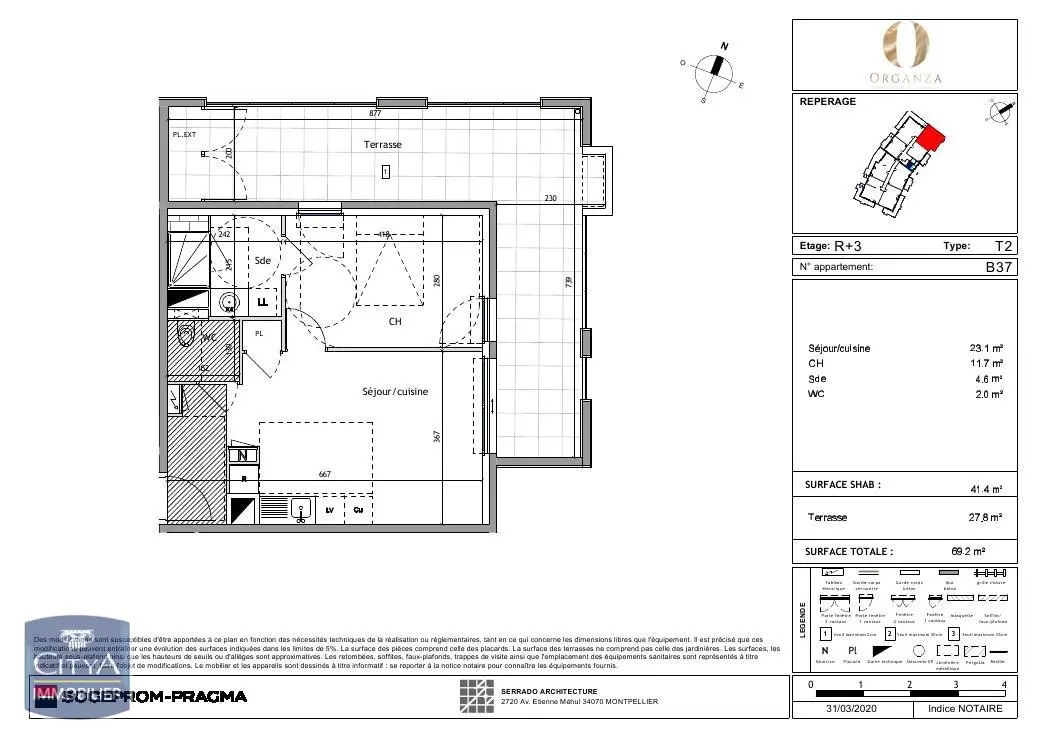 Photo 1 Appartement 2 pièces 41.4m²