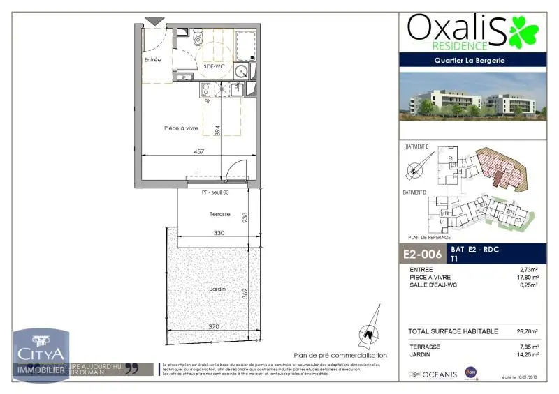 Photo 8 Appartement 1 pièce 26.78m²