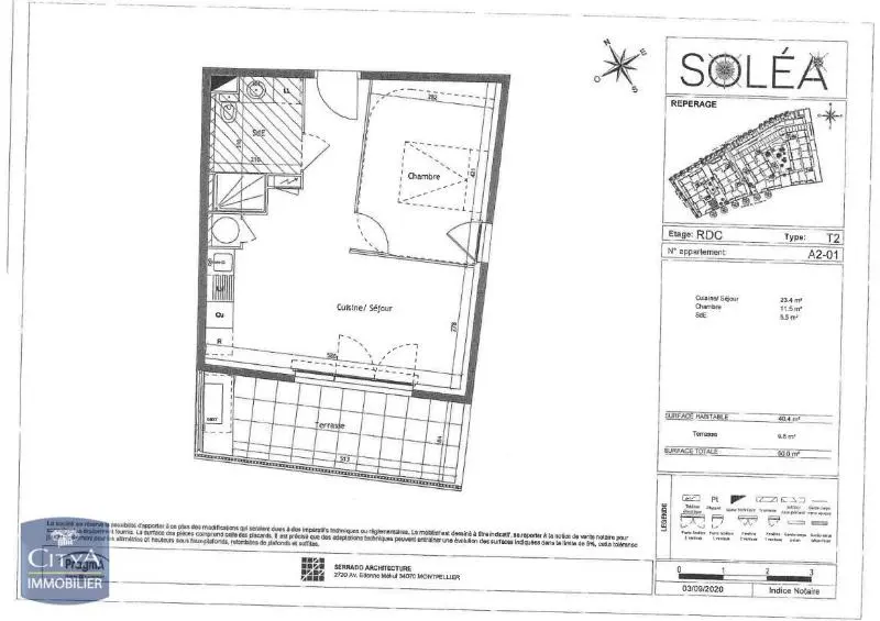Photo 1 Appartement 2 pièces 40.4m²