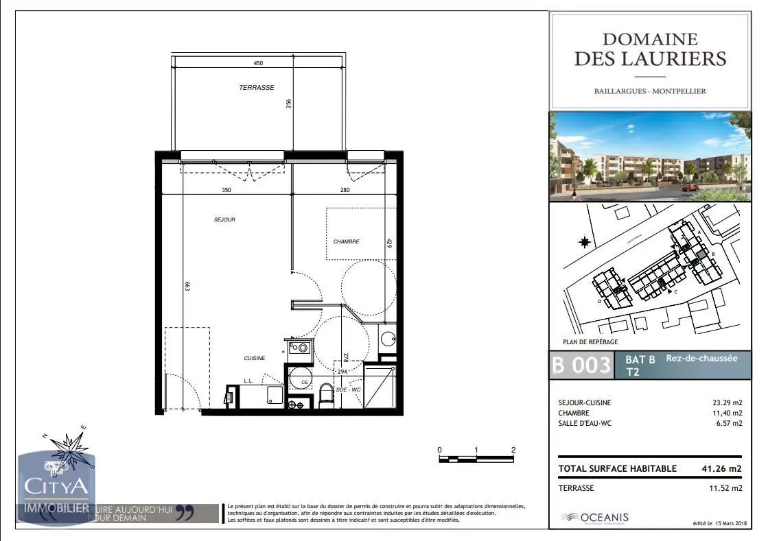 Photo 2 Appartement 2 pièces 40.65m²