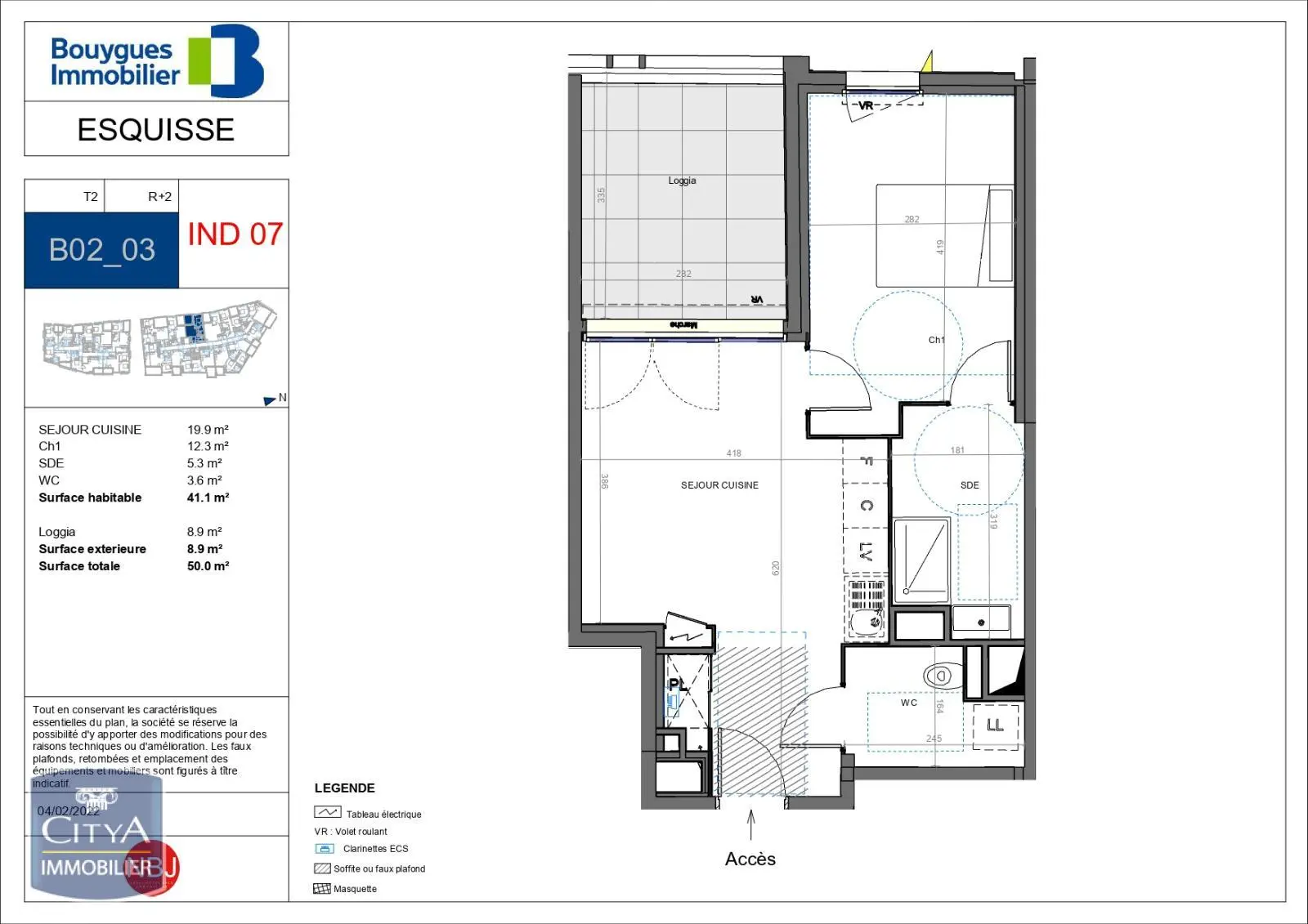 Photo 1 Appartement 2 pièces 41.01m²