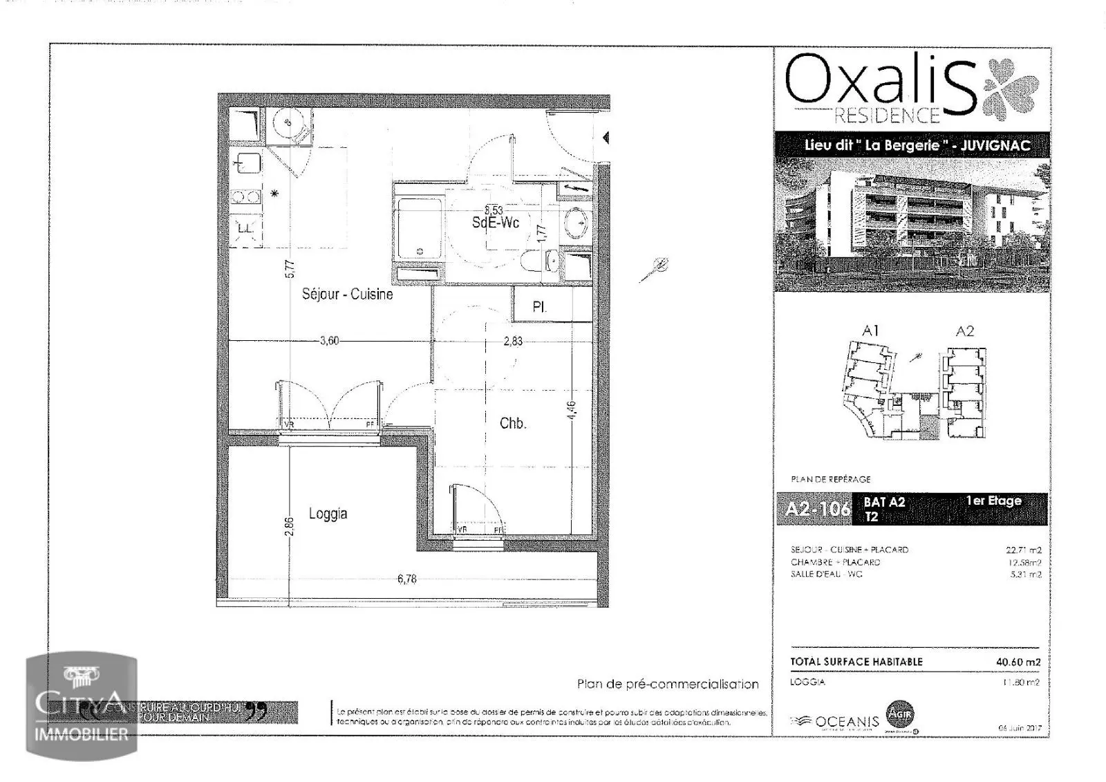 Photo 4 Appartement 2 pièces 40.6m²