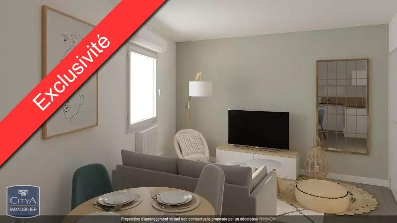 Illustration pour Appartement 1 pièce 27.35m² Photo Appartement 1 pièce 27.35m²