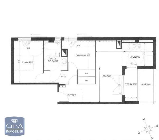 Photo 9 Appartement 3 pièces 58.68m²