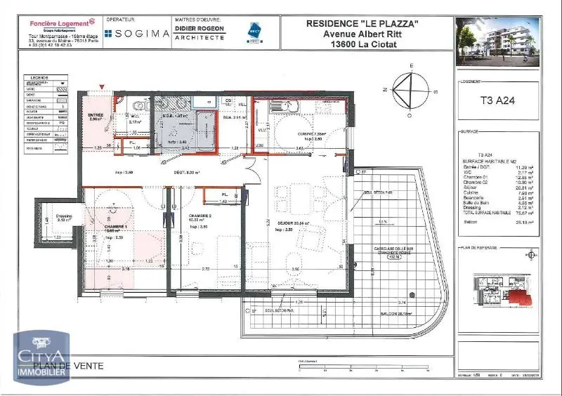 Photo 8 Appartement 3 pièces 75.24m²