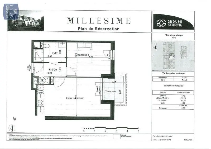 Photo 6 Appartement 2 pièces 42.44m²