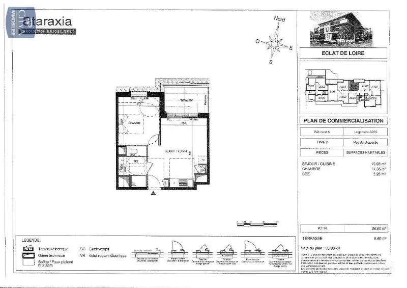 Photo 2 Appartement 2 pièces 36.6m²