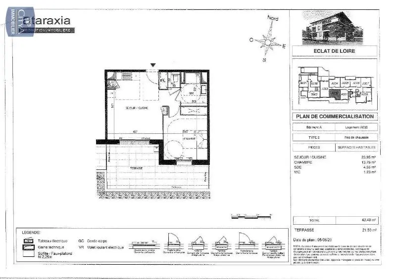 Photo 10 Appartement 2 pièces 43.49m²