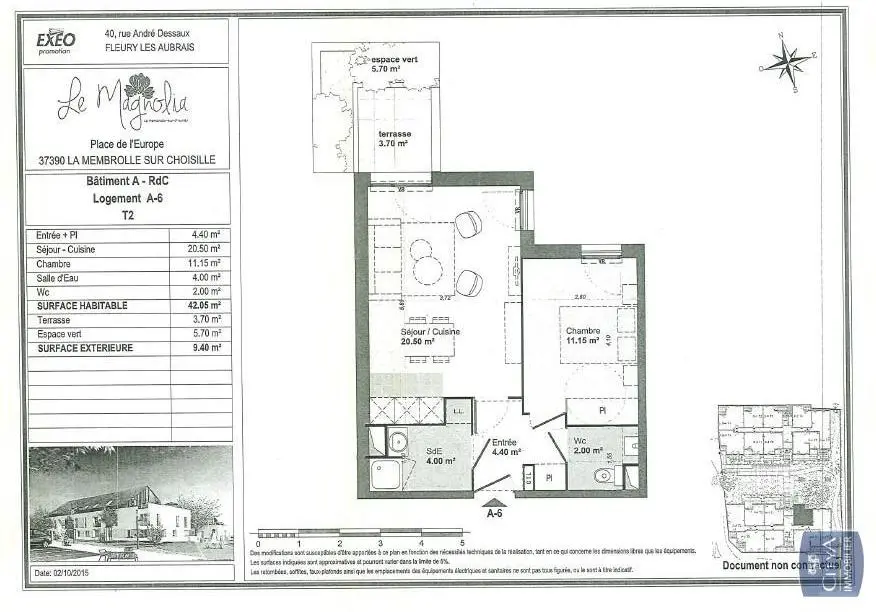Photo 6 Appartement 2 pièces 42.86m²