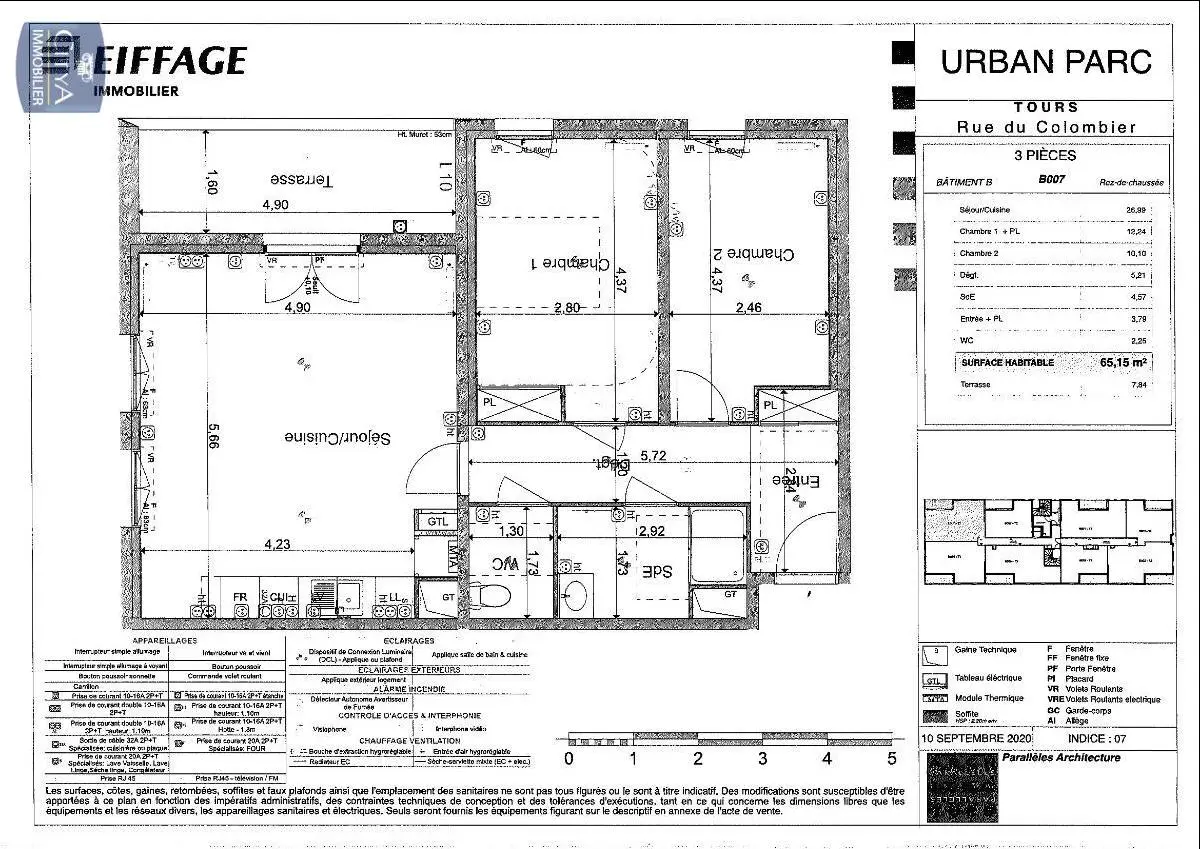 Photo 3 Appartement 3 pièces 65.15m²