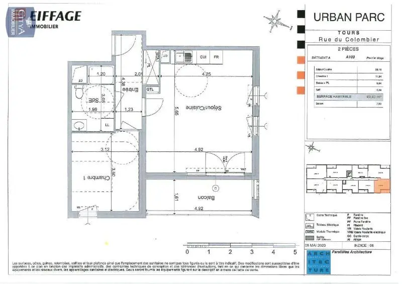 Photo 2 Appartement 2 pièces 49.43m²